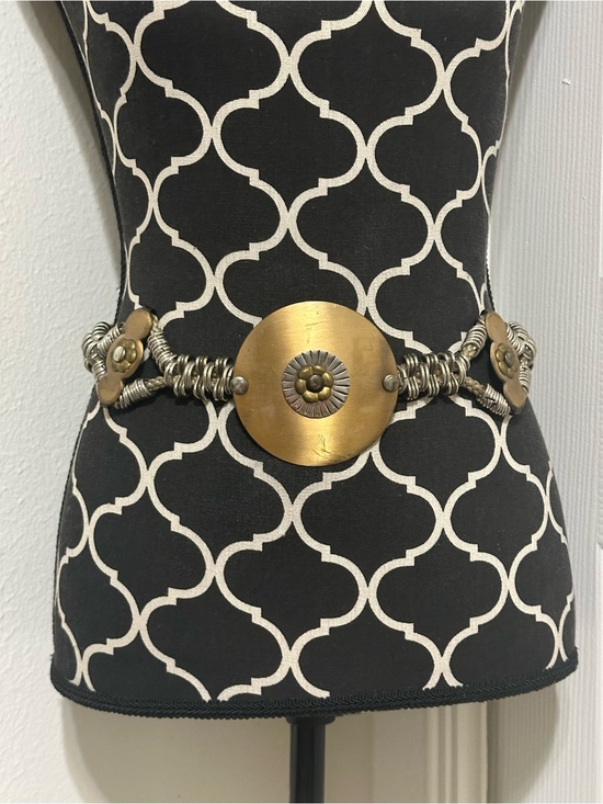 Accessories - Vintage 1980s rope metal belt women’s adjustable